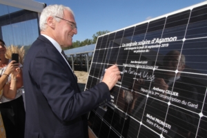 Lire la suite à propos de l’article Inauguration du parc photovoltaïque d&rsquo;Aramon