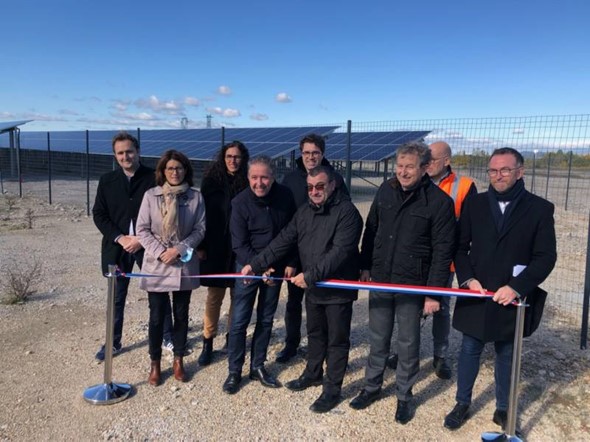photovoltaïque, parc solaire, Laudun, inauguration, décarbonation