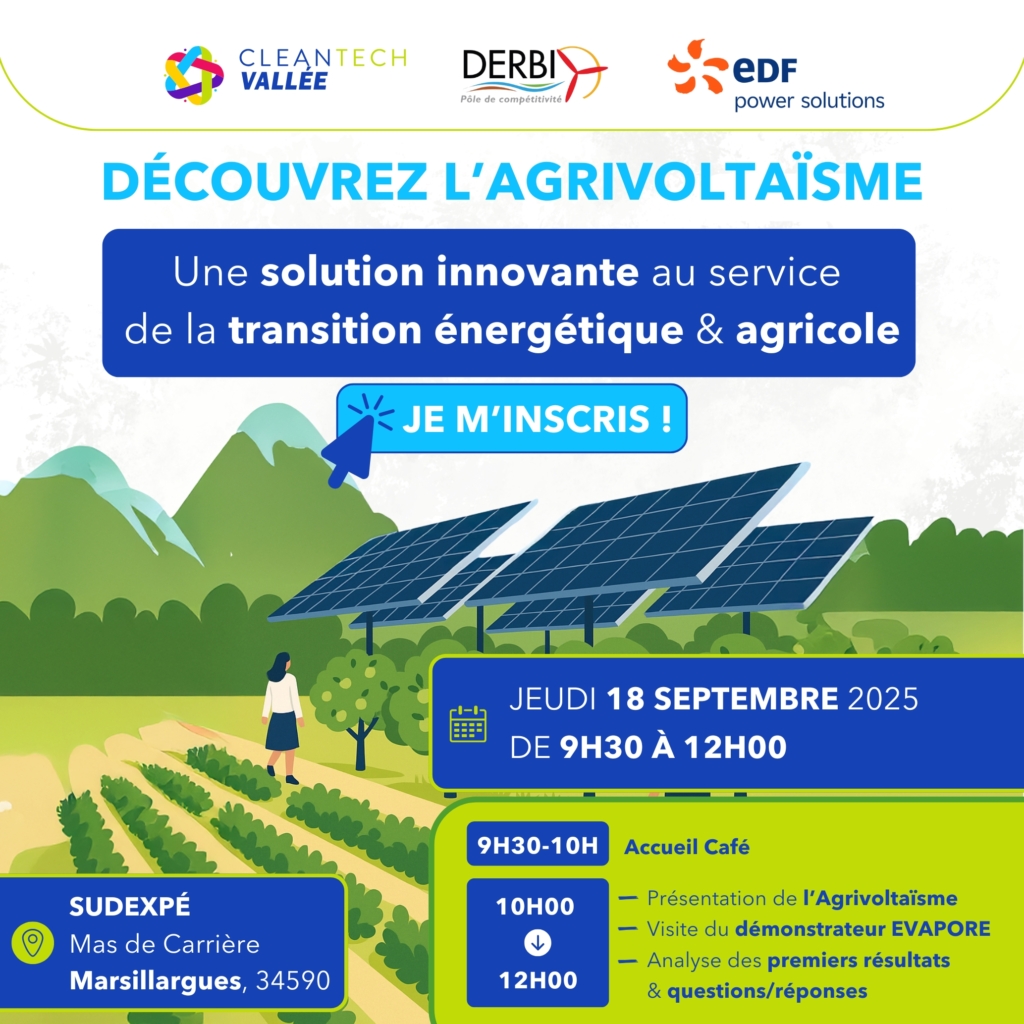 Visite du démonstrateur agrivoltaïque Evapore