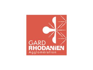 Logo Gard Rhodanien Agglo membre fondateur CleanTech Vallée