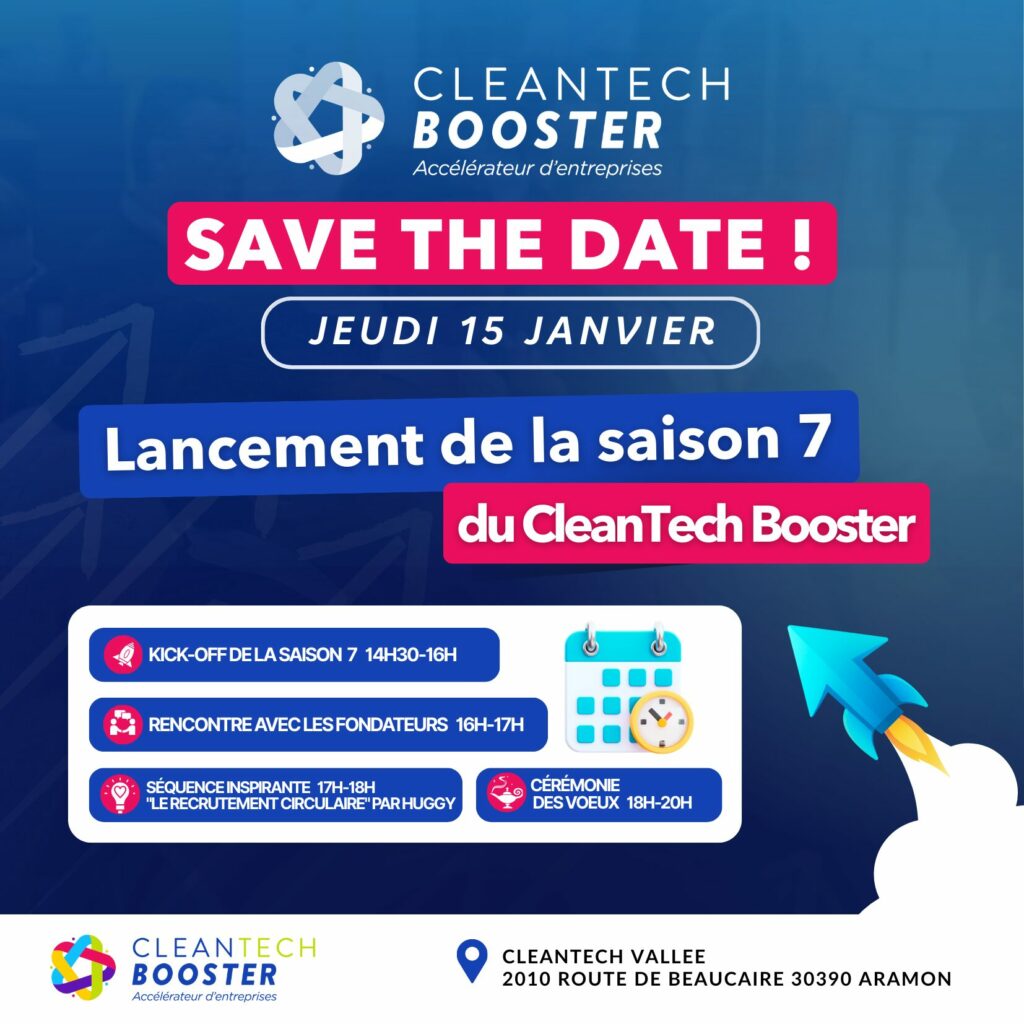 Kick off saison 7 du Cleantech Booster
